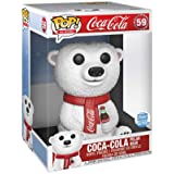 Funko 43030 Pop Ad Icons: Coca-Cola - Polar Bear 10'', Shop Exclusive, Multicolor